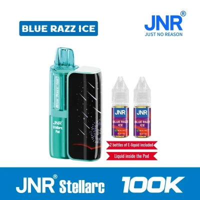 Blue Razz ice | JNR Vape Stellarc 100K Puffs Kit - Refillable & Replaceable Pod Vape
